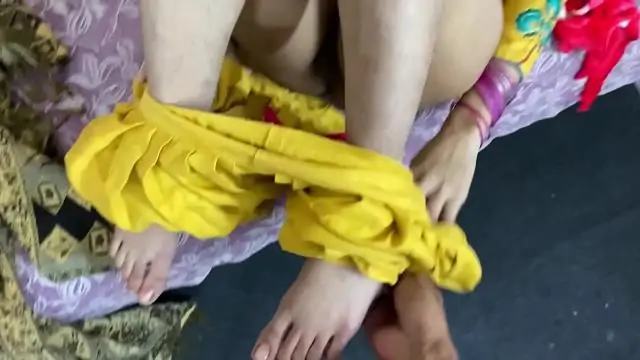 Title: Hindi Audio Porn: Desi Villager Bhabhi Fuck with Tight Chut and Horny Ass-Licking  Pron Video